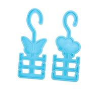 DOITOOL 2 Pièces Moules à Crochet Silicone Lot pour Diy Moules Créatifs pour Crochets de Vêtements et Décorations Artisanales
