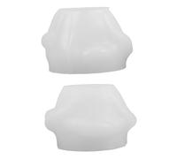 DOITOOL 2 Pièces Moules Silicone Fleur Rose pour Bougies Fondant DIY Modèles Souples Antiadhésifs pour Résine Cire Argile Polymère Décoration