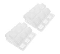DOITOOL 2 Pièces Moules Silicone Mahjong pour Résine Époxy Tuiles Standard DIY Accessoires Bricolage pour Joueurs et Projets Créatifs