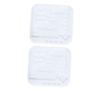 DOITOOL 2 pièces Moules Silicone Réutilisables pour Jeu de Société Moules de Fabrication de Avion Accessoires Créatifs pour Garçon Fille Faciles à Nettoyer et Durables