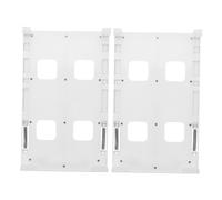 DOITOOL 2 pièces Organisateur Suspendu pour Canettes de Double Rangée Support pour Réfrigérateur Cuisine et Garde-manger Lot de Rangement Boissons Soda Bière Facile Accès