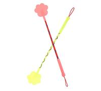 DOITOOL 2 Pièces Outil de Dressage Chien Flexible Caoutchouc Forme de Patte Petit Format Jeu Interactif pour Chiots Améliore Obéissance et Fitness Lot de Rose