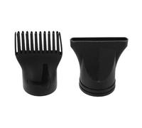 DOITOOL 2 Pièces Outil de Remplacement pour Sèche-linge Embouts Concentrateurs en Plastique Plat et Peigne Taille Standard pour Coiffure Salon Séchage et Coiffage