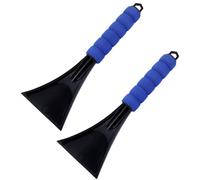 DOITOOL 2 pièces Pelle à Neige Voiture Légère avec Manche EVA Antidérapant Outil Compact de Déneigement et Dégrivrage pour Hiver Raclette Givre et Verglas Auto Pratique