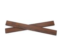 DOITOOL 2 Pièces Planche de Bois Traité Brut 20x40x500mm pour Bricolage | Résistance à Pourriture, Pose Facile, Grain Visible, Finition Rustique Café, pour Terrasse et Assemblage DIY
