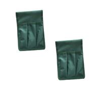 DOITOOL 2 pièces Poches de Rangement Vertes pour Genouillères de Jardin Sacs Robustes Toile Oxford Organisateurs Outils Pratiques pour Jardinage Lot
