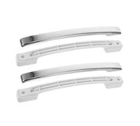 DOITOOL 2 pièces Poignée de Réfrigérateur et Congélateur Abs Remplacement Durable pour Portes de Frigo et Vitrine de Accessoires de Cuisine pour Usage Domestique et Commercial