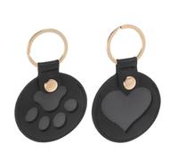 DOITOOL 2 Pièces Porte-clés Souvenir en Poils D’Animaux | Mémoire Discrète pour Maîtres, Style Élégant et Fin, Pendentif Paquet, Rangement de Poils