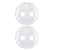 DOITOOL 2 Pièces Pot Suspendu Transparent Acrylique Bol Poisson Murale Multifonctionnel pour Plantes et Fleurs Vase Décoratif Clair pour Aquarium et Mur