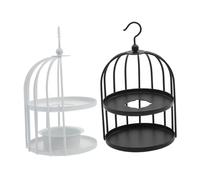 DOITOOL 2 Pièces Réchauffeur Cire Vintage Cage à Oiseaux Four à Cire Fer Émaillé Crochet pour Bougies pour Artisanat Invitations et Occasions