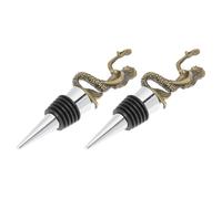 DOITOOL 2 Pièces Reusable Mermaid Wine Bottle Stopper Nautical Ocean Life Decorative Cork Plug For Wine And Liquor Bottles Portable Party And Travel Accessory