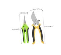 DOITOOL 2 pièces Sécateurs de Jardin Multifonction Ciseaux de Pratiques pour Élagage et Greffage de Plantes Fruits et Fleurs Outils de Jardinage Ergonomiques et Efficaces
