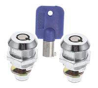 DOITOOL 2 Pièces Serrure à Came Tubulaire Pour Porte De Caisse De Machine Arcade Serrure De Boîte à Outils De Console De Jeux