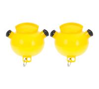 DOITOOL 2 Pièces Sifflet à Pigeon en ABS à Trois Tons | Volume Réglable, Accessoire Léger pour Pigeons Voyageurs, Utile aux Éleveurs et Dresseurs, Coloris Couleur Aléatoire