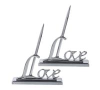DOITOOL 2 Pièces Stylo de Signature Mariage avec Support Love Décoratif Stylo Élégant pour Dor Accessoire de et Décoration de Fête Nuptiale