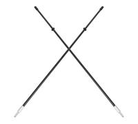 DOITOOL 2 Pièces Support de Mât de Drapeau, Mât de Drapeau de Véhicule en Fibre de Verre, Noir, Démontage Rapide, Robuste, pour Véhicule, Publicité et Activités de Plein Air
