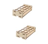 DOITOOL 2 Pièces Support de Rangement pour Peinture Organiseur Acrylique Pigment pour Artistes et Modélistes Portable pour Bureau et Maison
