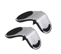 DOITOOL 2 pièces Support Magnétique Téléphone Voiture Support Téléphone Auto Aimanté pour Daération Clip Pivotant pour Conduite Sécurisée et Utilisation Main