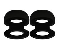DOITOOL 2 Pièces Support Mural Noir pour Acrylique Balle de Golf | Entraînement D’équipe et Maison, Installation Facile, Structure Robuste, Usage Multisport, Compatible Softball