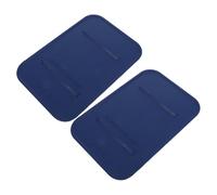 DOITOOL 2 Pièces Tapis de Repassage pour Presse à Chaud, Coussin Isolant en Acier Inoxydable et Silicone, Antidérapant, pour Table, Travaux de Pressage Thermique Professionnels