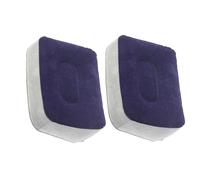 DOITOOL 2 Pièces Tapis Gonflable Oreiller de Voyage en Avion Vol de des Jambes Coussin Gonflable Support des Jambes pour la Chaise de Bureau rallonge de Chaise d'avion Flocage