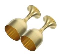 DOITOOL 2 Pièces Tasse Bouddhiste Laiton Coupe Métallique Petite Décorative pour Culte et Collection Gobelet Zen Polyvalent pour Rituel et Présentation