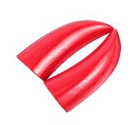 DOITOOL 2 Pièces Tasses Divinatoires Bois Équilibre Coupes Sacrées pour Divination et Culte Bouddhiste Ornement Traditionnel Bois Rouge