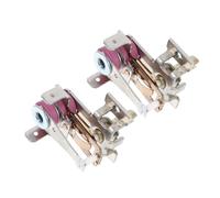 DOITOOL 2 pièces Thermostat de Remplacement Réglable pour Radiateur Électrique Régulateur de Température Sûr avec Protection la Surchauffe Accessoires de Contrôle Couleur Aléatoire