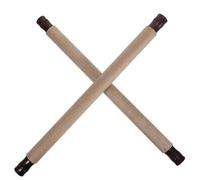 DOITOOL 2 pièces Tige Parchemin avec Tête pour Monture DIY Accessoires de Parchemin Peinture et Calligraphie Bâtons de Défilement Bois pour Œuvres Art