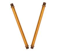 DOITOOL 2 pièces Tube Fileté Lampe Double Extrémité pour Appliques Murales Tige Droite Métal Connecteur pour Support Lampe Finition Élégante Installation Facile Accessoire Luminaire