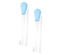 DOITOOL 2 Pièces Urinoir Mural d'aspiration de réservoir de Poisson Outil de Nettoyage Aquarium Compact Nettoyeur Eau Aquarium Nettoyeur d'aquarium Siphon Plastique Sky-Blue