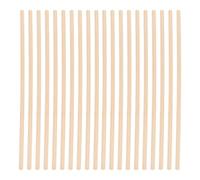 DOITOOL 20 baguettes de finition en bois : baguettes triangulaires décoratives en bois brut - 6 mm x 30 cm - pour projets de bricolage, loisirs créatifs et bordures de moustiquaires