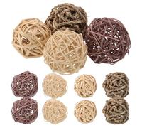 DOITOOL 20 pièces Balles à Mâcher Rotin Naturel pour Lapins et Petits Animaux Jouets Durables Faits Main pour Santé Dentaire Ennui