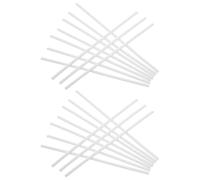DOITOOL 20 Pièces Bâtons de Colle Chaude Blanche Résistants à Haute Température en Pvc, Adhésifs Thermofusibles pour Projets Industriels et Bricolage Rapide