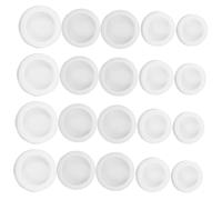 DOITOOL 20 pièces Bouchons Silicone pour Épargne Couvercles Ronds de Remplacement pour Tirelire Céramique Adaptent à de Conteneurs de Stockage