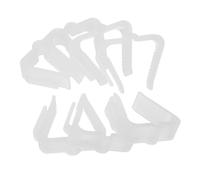 DOITOOL 20 Pièces Clips pour Lumières Extérieures Crochets Plastique Étanches pour Guirlandes LED Fixation Sécurisée pour Toits Tuiles Gouttières et Patio Accessoires Réutilisables pour