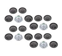 DOITOOL 20 Pièces Haut-Parleur Compact Rond 8 Ohm 0,5 W Diamètre 30 MM à | Profil Ultrafin, Mécanisme Magnétique Interne, Alliage Fer Plastique, pour Systèmes D’interphone et Communication
