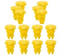 DOITOOL 20 Pièces Isolateur Structure Électrique Jaune Plastique en Clôture pour Stable et Minimisant l'usure Fil, pour Clôtures Agricoles Terrains Accidentés