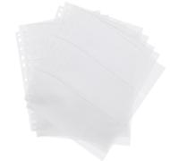 DOITOOL 20 Pièces Livret en Plastique PP Transparent, Ajout de Pages | Deux Lots de Vingt Feuilles, Surface Lisse sans Bavures, pour Archivage Photo et Usage Bureau