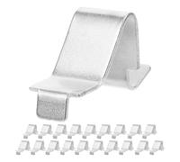 DOITOOL 20 pièces Lot de Clips de Support Étagère Métalliques Robustes pour Armoires Bibliothèques et Meubles de Rangement Adaptés Aux Modules Armoire et Étagères Métalliques