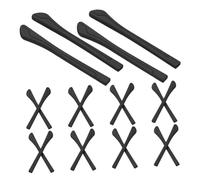 DOITOOL 20 pièces Manchons Silicone Antidérapants pour Branches de Lunettes Coussinets Souples et Élastiques pour Maintien Confortable Derrière Oreille Accessoires Durables pour Lunettes