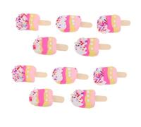 DOITOOL 20 Pièces Miniature Ice Charms for DIY Crafts Hair Accessories Polymer Clay Beads for Hairpins Headbands Phone Case Decorations