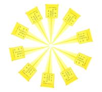 DOITOOL 20 Pièces Pluviomètres Jardin Large Ouverture Outil Mesure Eau Pluie Extérieur Précis Résistant UV pour Pelouse Patio Jardin