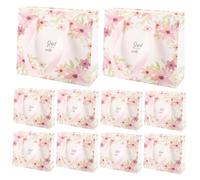 DOITOOL 20 Pièces Sac Carton avec Poignées Sacs de Rangement pour Pochettes Décoratives pour Fêtes