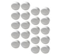 DOITOOL 20 Pièces Serviette Faciale Jetable Compressée, Lingettes Compressées, Non-tissé, Blanc, pour Gym et Nettoyage Domestique
