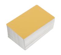 DOITOOL 200 cartes de visite vierges : gravure laser, cartes en aluminium, plaques signalétiques en métal pour entreprises, feuilles de métal, papier cartonné pour étiquettes créatives