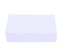 DOITOOL 200 Pièces Cartes de Notes Lignées en Papier pour Étudiants, Expérience D'écriture Fluide, pour Prises de Notes et Révision Scolaire