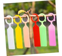DOITOOL 200 pièces Étiquettes de Jardinage Plastique PP Résistantes Petit Format Anneau Suspendu Étiquette Plante Arbre et Étanche pour Potager et Serre