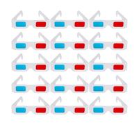 DOITOOL 200 Pièces Lunettes Anaglyphes Rouge Cyan 3D en Carton, Papier | Vision Immersive pour Films et Concerts, Usage Familial, Entretien Simple, Compatibilité Large