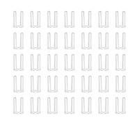DOITOOL 200 Pièces Manchons de Compression Accessoires Sécurisant et Éliminant le Jeu des Verres en Plastique Transparent Minimaliste pour Lunettes sans Monture Usage Quotidien